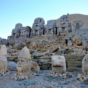 Nemrut Dagi: Monumentální hrobka krále Antiocha.