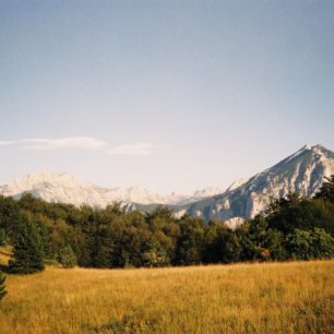 Pohled na Dinárské hory, Bosna, autor: Eva Závadová