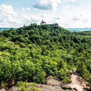 Eisenach, pohled na hrad Wartburg, Autor: GNTB