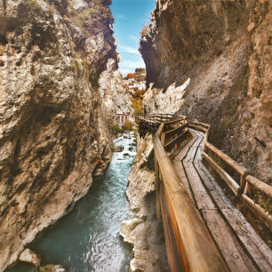 Pasarela Castril, Geopark Granada, autor: Geoparque de Granada