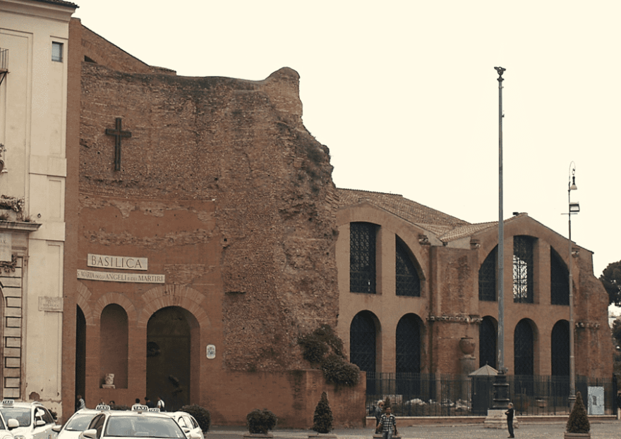 Michelangelův poslední kostel Santa Maria degli Angeli e dei Martiri