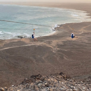 Zipline Cabo Verde, ostrov Sal, Kapverdy, autor: Blue Style