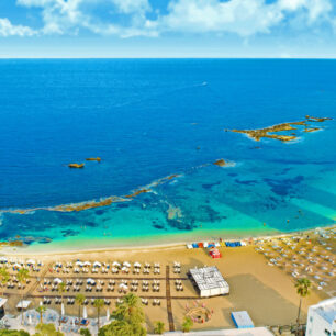 Famagusta Palm Beach, Severní Kypr, autor: Shutterstock