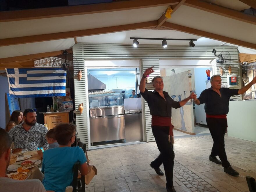 Lefkada, tradiční taverna, autor: Jan Prokeš