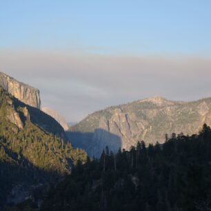 Západ v Yosemite valley