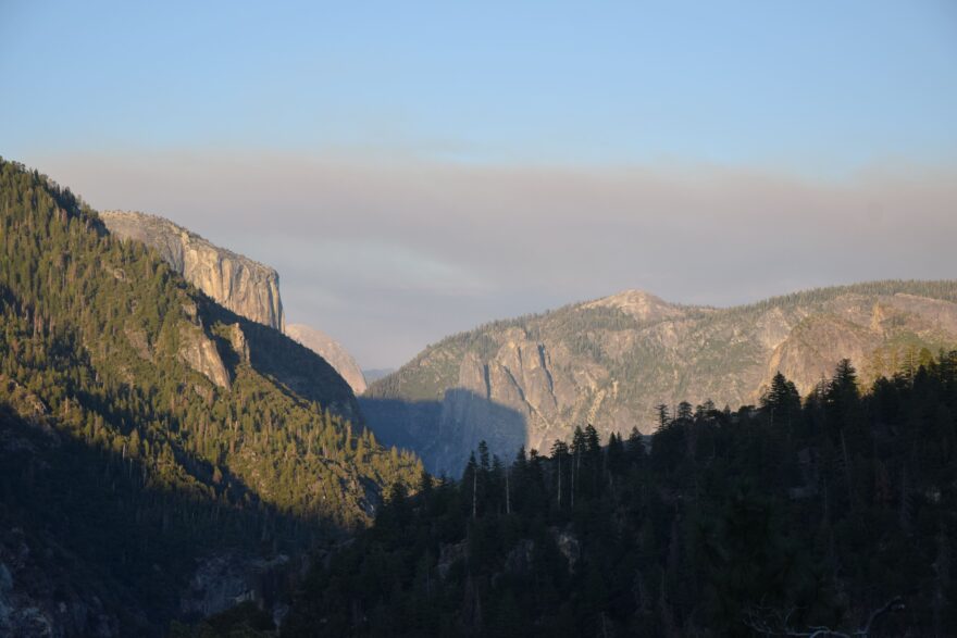 Západ v Yosemite valley