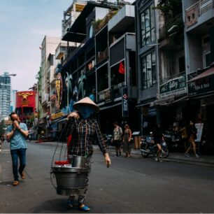 Hanoi ulice. Foto: Lucie Pštrosová