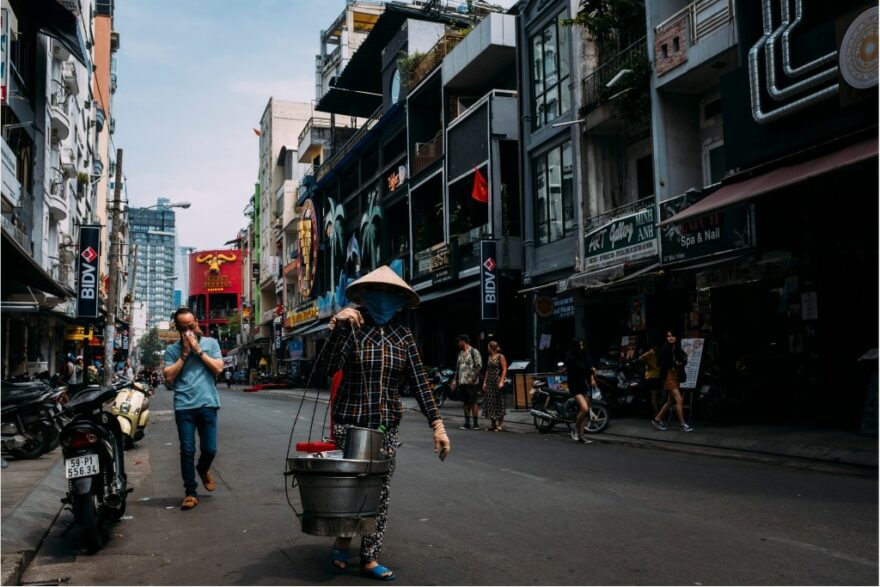 Hanoi ulice. Foto: Lucie Pštrosová