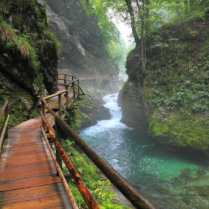 Kaňon Vintgar, Triglav. Zdroj: Depositphoto