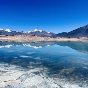 Laguna Verde, jedna z nejkrásnějších lagun v poušti Atacama. Foto: Kateřina Krejčová