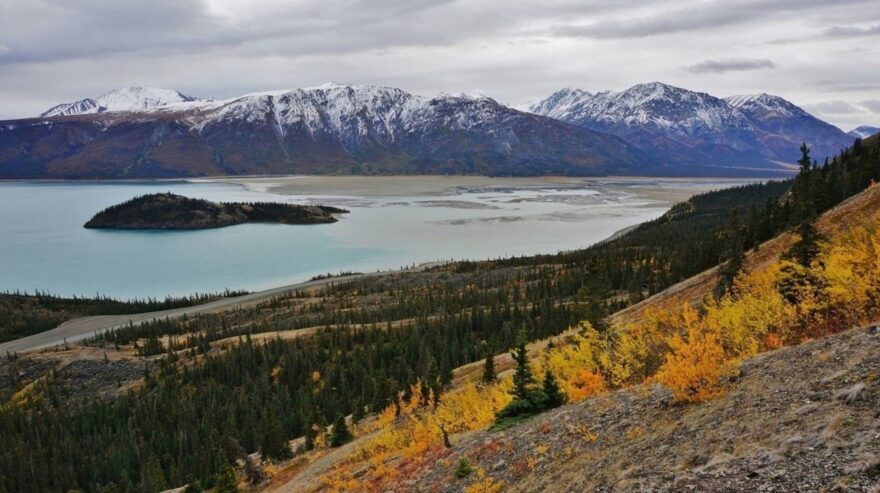 Podzimní Yukon jak vystřižený z dob Jacka Londona. Foto: Kateřina Krejčová