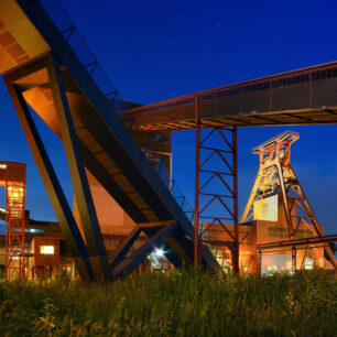 Essen: UNESCO Uhelný důl Zollverein, Dvojitá navíjecí věž, Trasa průmyslové kultury © DZT/ Francesco Carovillano