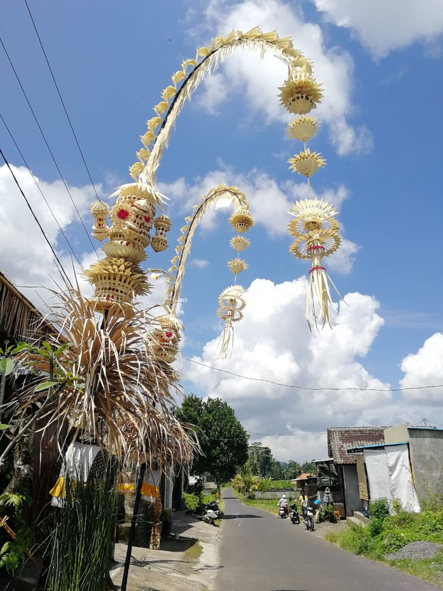 Penjor- ozdobený bambus