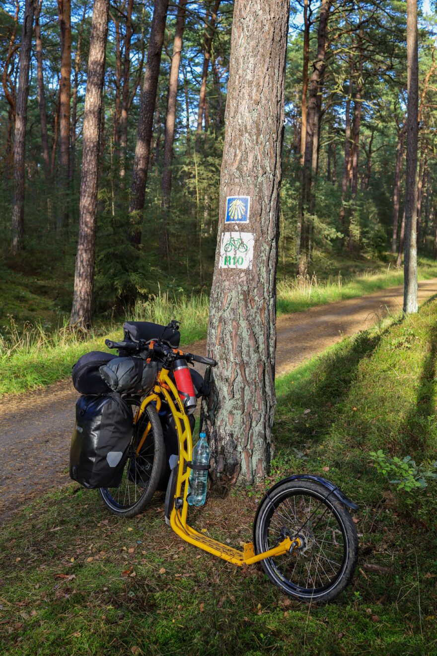 Podél pobřeží Baltu na koloběžce