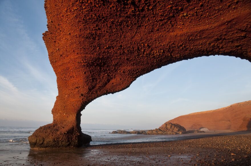 Arche de Legzira, Agadir. Foto: CK Blue Style