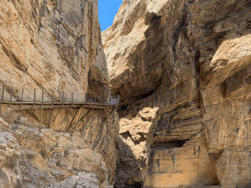 Kaňon Caminito Del Rey na řece Guadalhorce