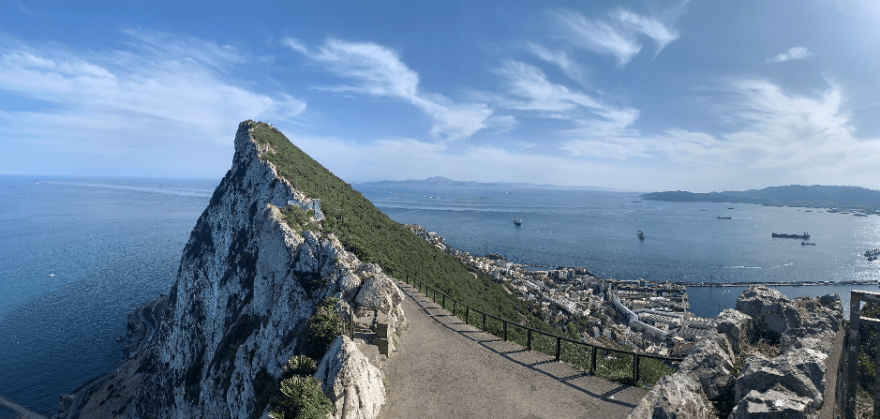 Výstup na Gibraltarskou skálu (426 m)