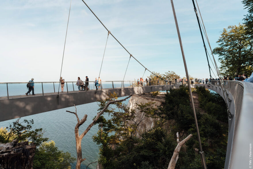 Sassnitz: Centrum Nationalpark-Zentrum Königstuhl se stezkou Skywalk © TMV/Petermann