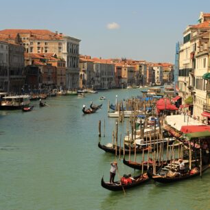 Canal Grande z ponte di rialto