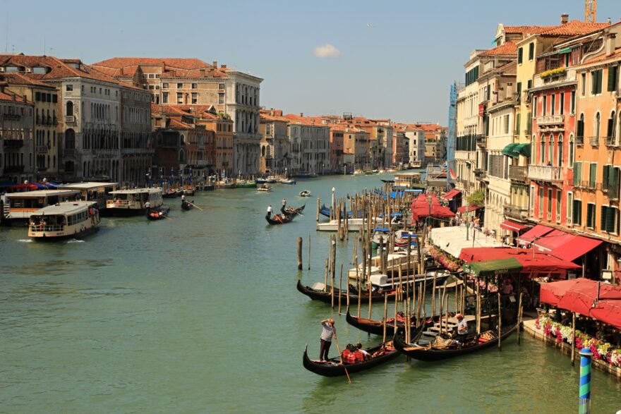 Canal Grande z ponte di rialto