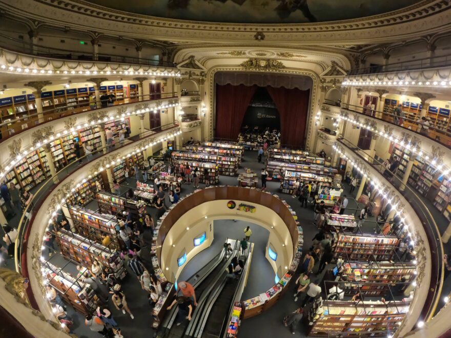 Nejelegantnější knihkupectví - El Ateneo Grand Splendid