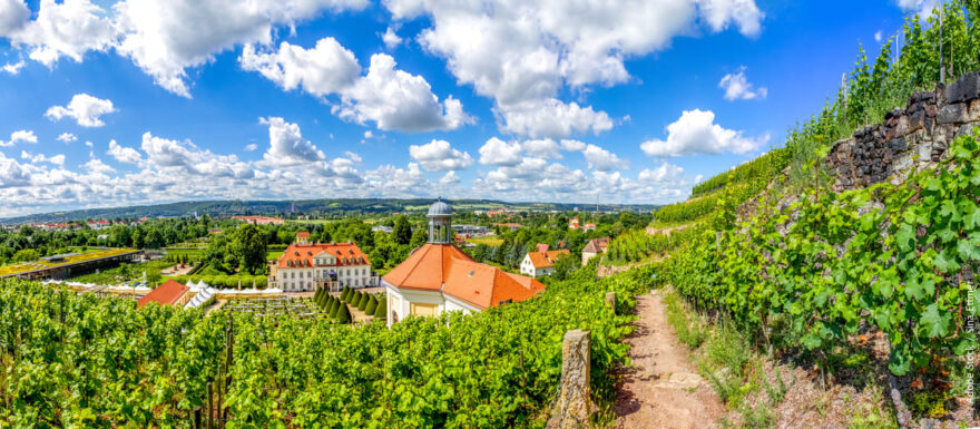 Zámek Wackerbarth v Radebeulu © Adobe Stock/Sina Ettmer