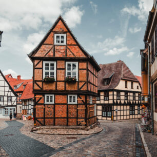 Quedlinburg: Hrázděný dům ve Starém městě © DZT/Rale Pavićević