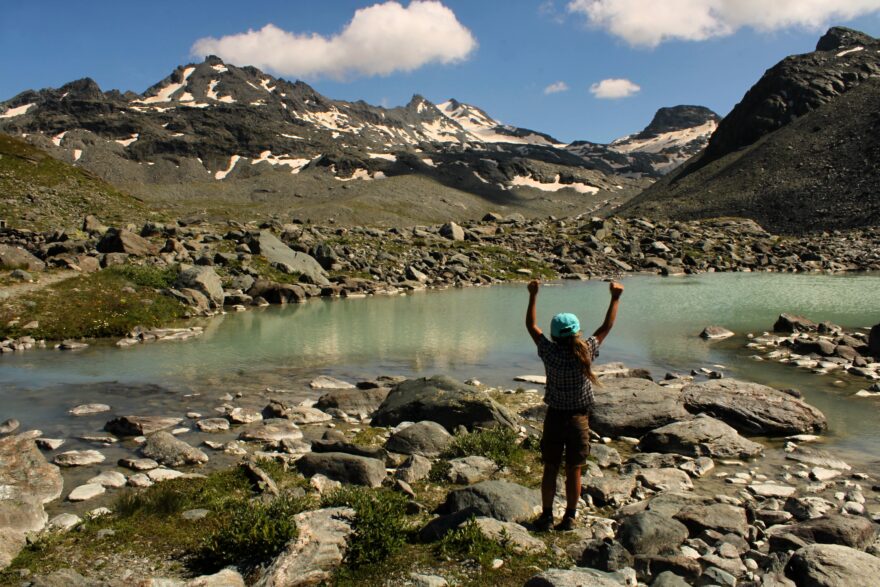 Švýcarsko s dětmi. Trek po loukách a chatách nad údolím Nendaz