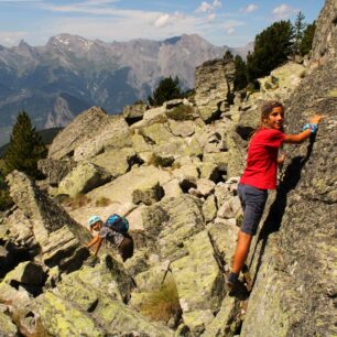 Švýcarsko s dětmi. Trek po loukách a chatách nad údolím Nendaz