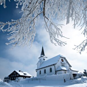 Zimní krajina Švýcarska. Foto: Switzerland