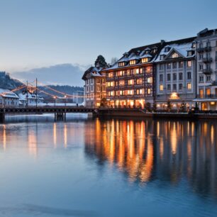 Zimní panorama Lucernu. Foto: Switzerland