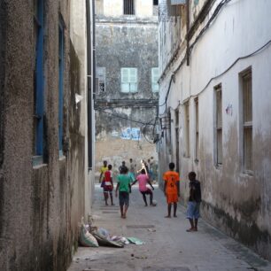 Pouliční fotbal ve Stone Town. Foto: Jan Prokeš