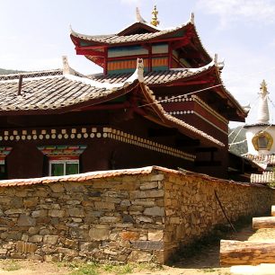 Tibetský klášter poblíž Songpanu