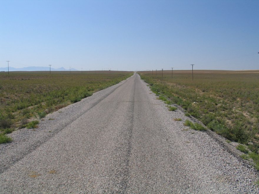 Rozpálená planina, kde nic není, nedaleko obruku Cirali, Turecko