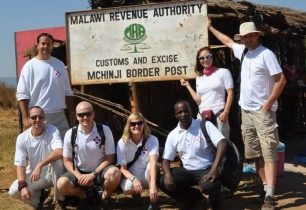 Lékařský tým po příjezdu na misi, Malawi