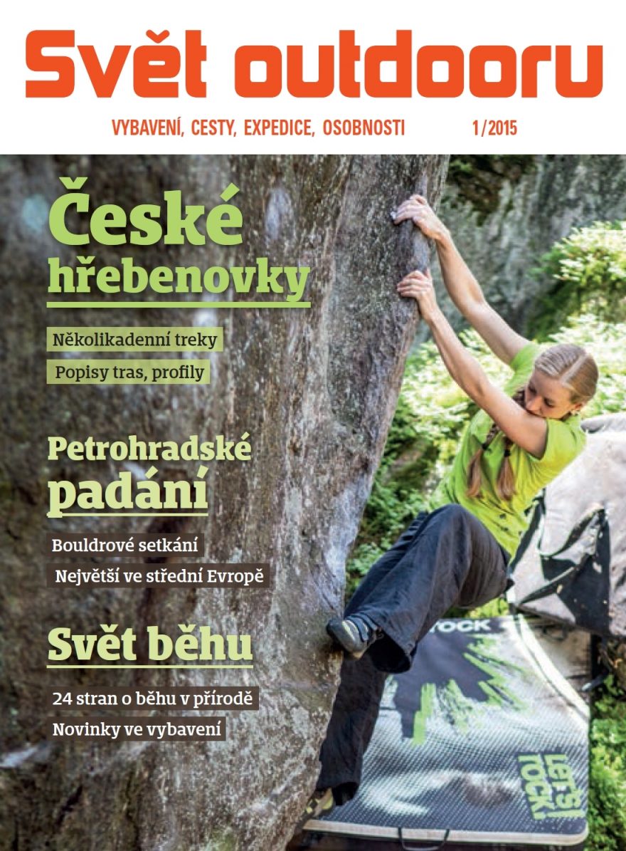 Titulka Svět outdooru 1/2015