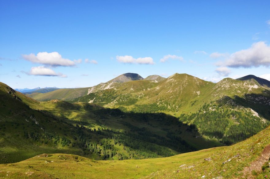 Pohled z Hohen Steig na Rosennock