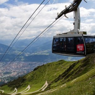 Výhled na panorama Innsbrucku