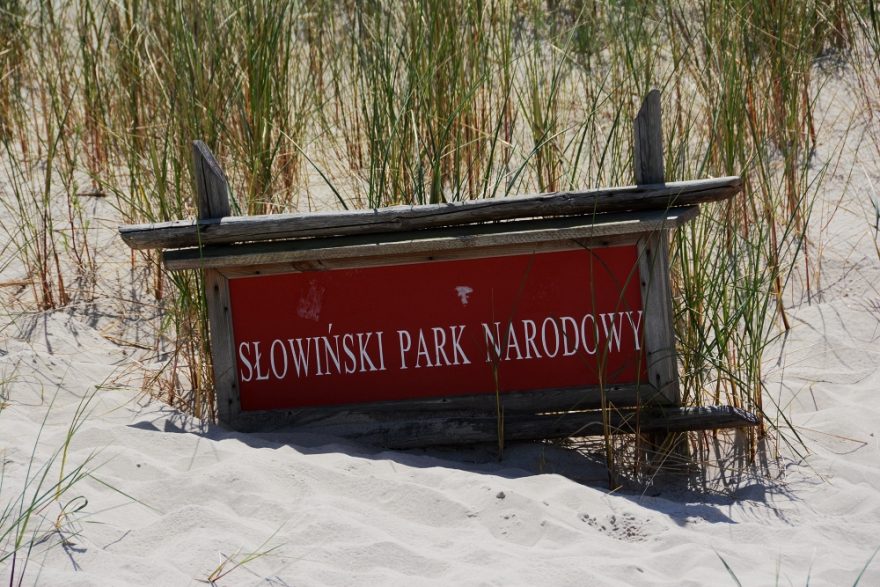 Slowinski park narodowy postupující duna