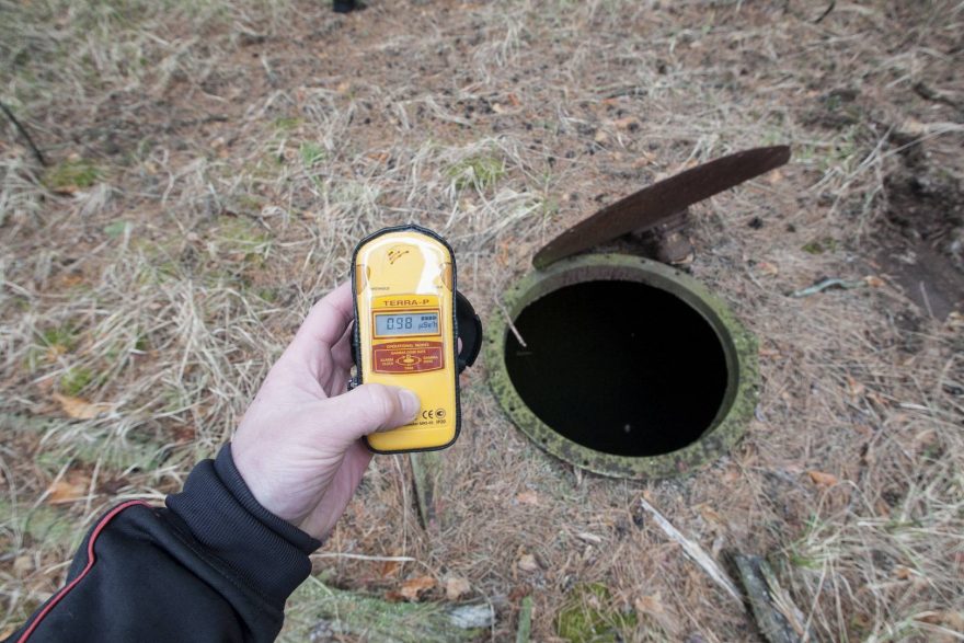 Radiace tu je více patrná, blíží se jednomu mikrosívrtovi