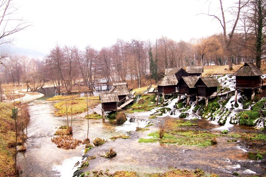 Jajce - jedno z nejnavštěvovanějších míst Bosny.