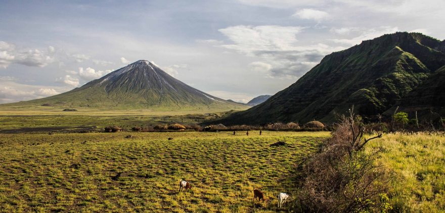 Sopka v Tanzanii, Afrika