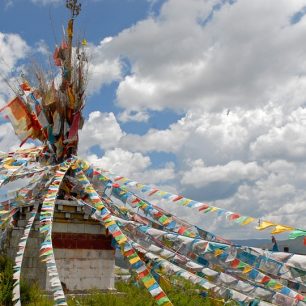 Modlitební vlaječky buddhistů, Tibet