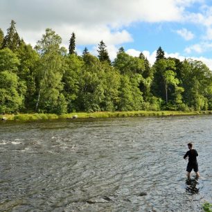 Rybaření na řece Dalälven, Švédsko