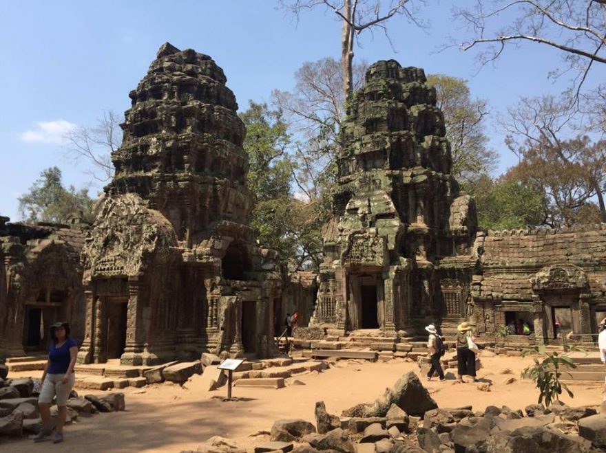 Výjimečná fotka bez davů. Siam Reap, Kambodža