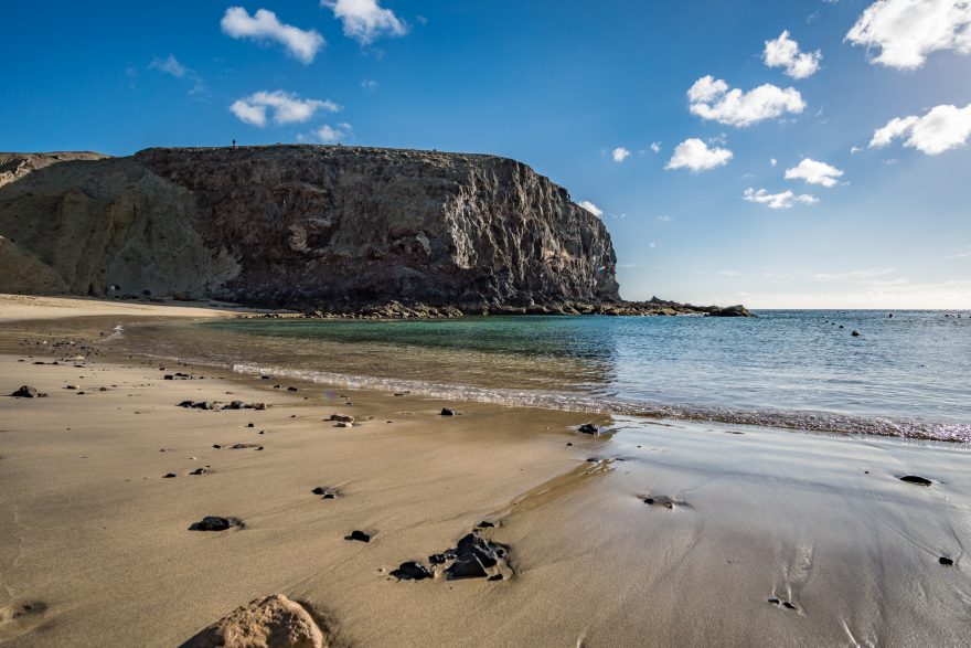 Bílá pláž, Lanzarote, Kanárské ostrovy