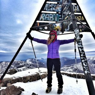 Lucie na hoře Jebel Toubkal