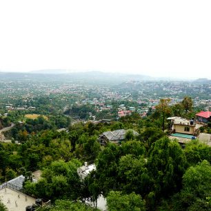 Výhled na Dharamshalu, Dharamshala, Indie