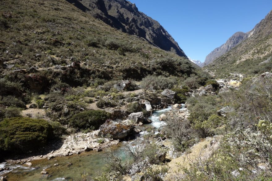 Cesta údolím, Santa Cruz, Peru