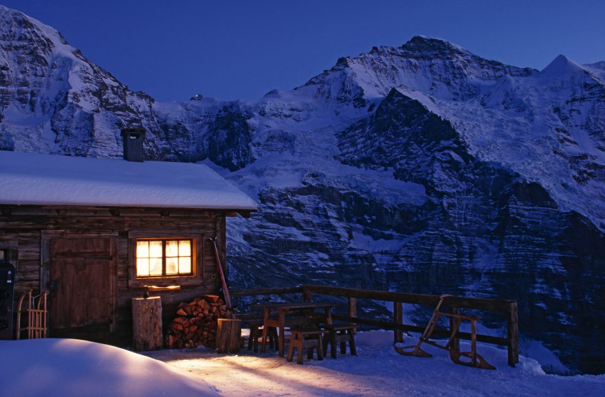 Kleine Scheidegg, Oberland, Švýcarsko